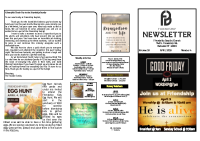 Newsletter April 2026